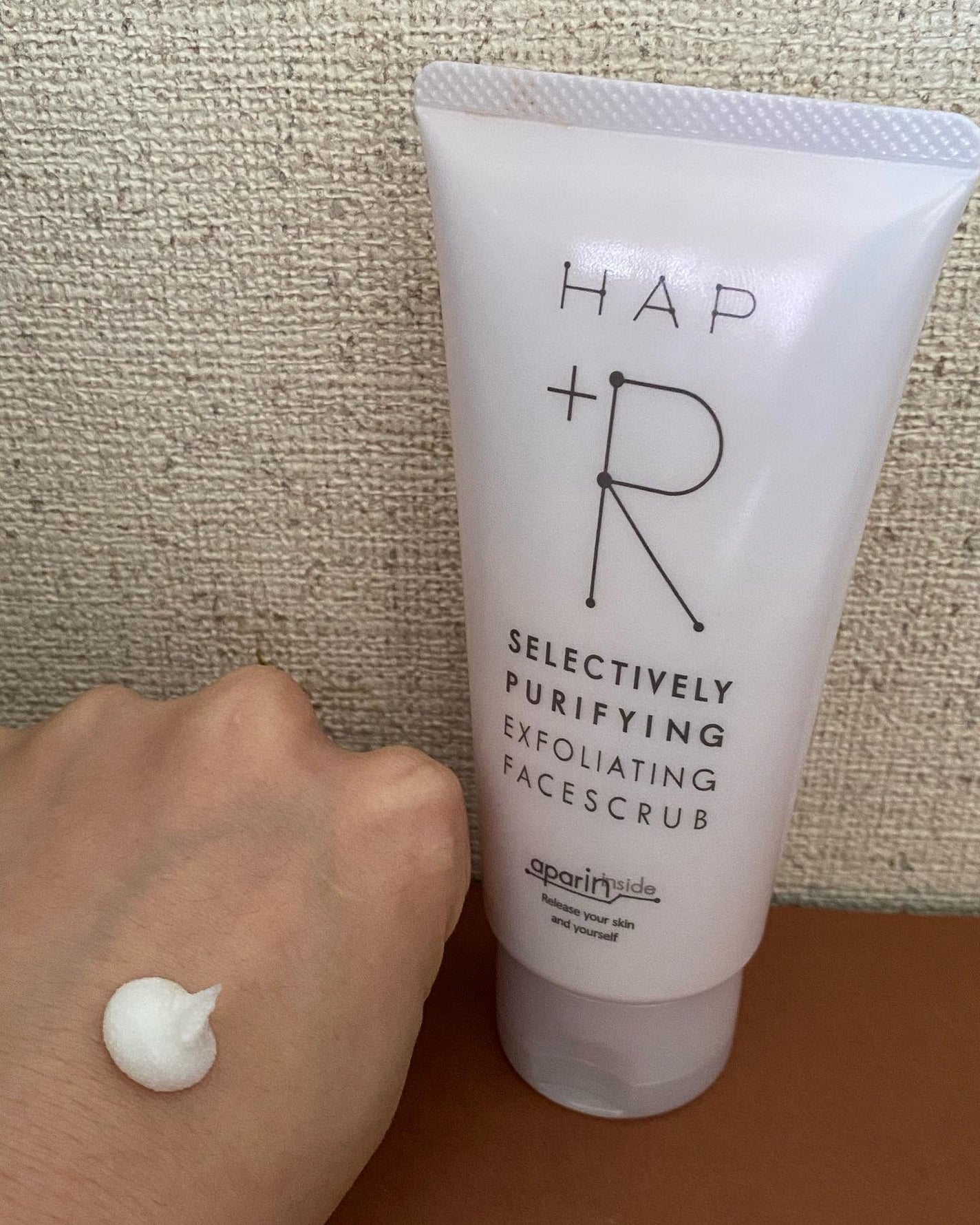 フェイススクラブ /HAP+R/スクラブ・ゴマージュを使ったクチコミ(2枚目)