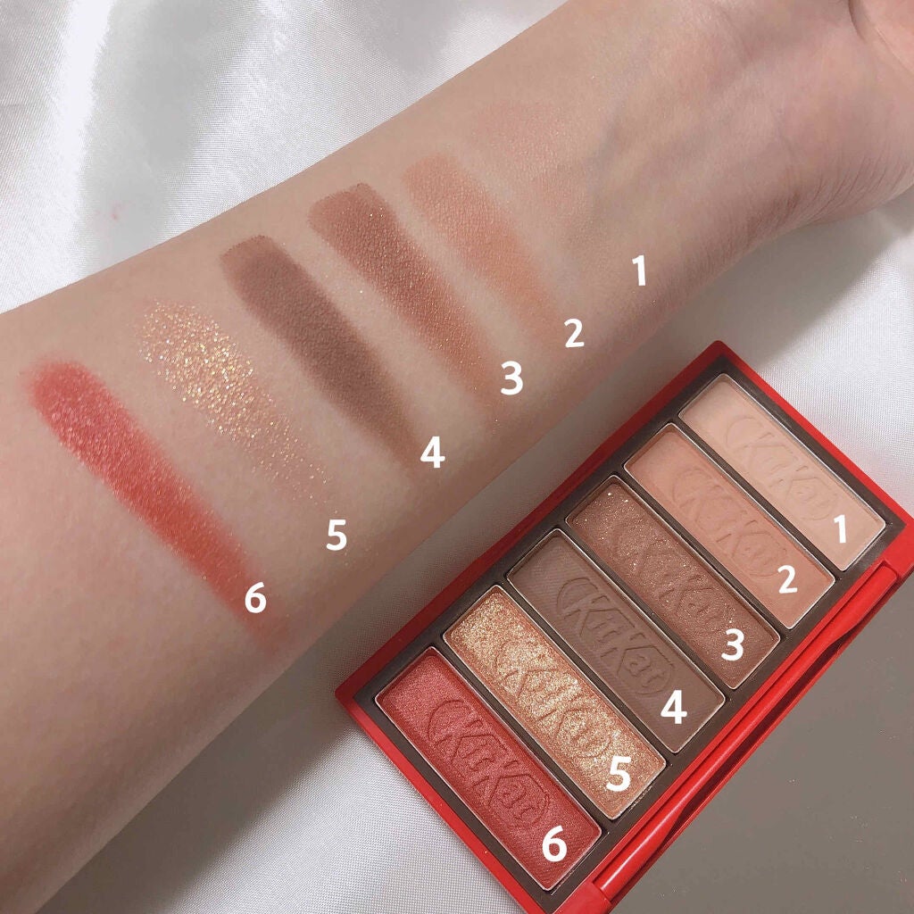 プレイカラーアイズ ミニ #キットカットオリジナル/ETUDE/アイシャドウパレットを使ったクチコミ(4枚目)