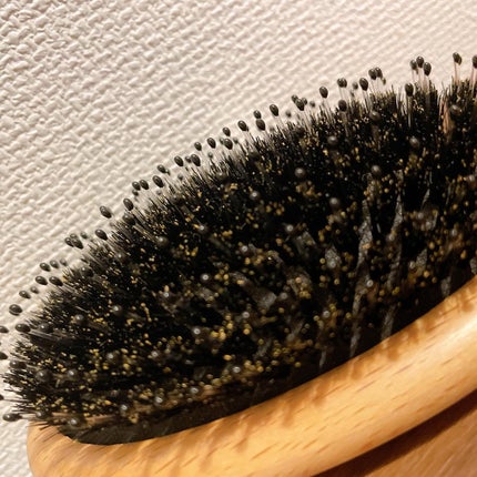 ヘアブラシ 天然猪毛&ピン ショートタイプ/UNU TIME/ヘアブラシを使ったクチコミ(3枚目)