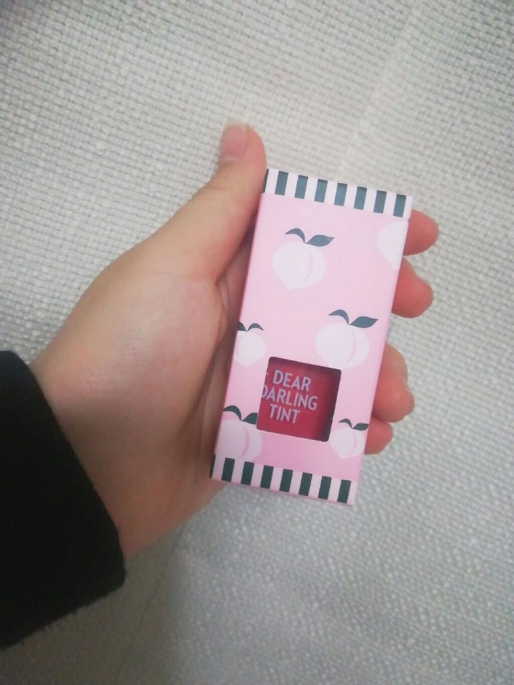 ディアダーリン ウォータージェルティント (アイスティント)/ETUDE/口紅を使ったクチコミ(1枚目)