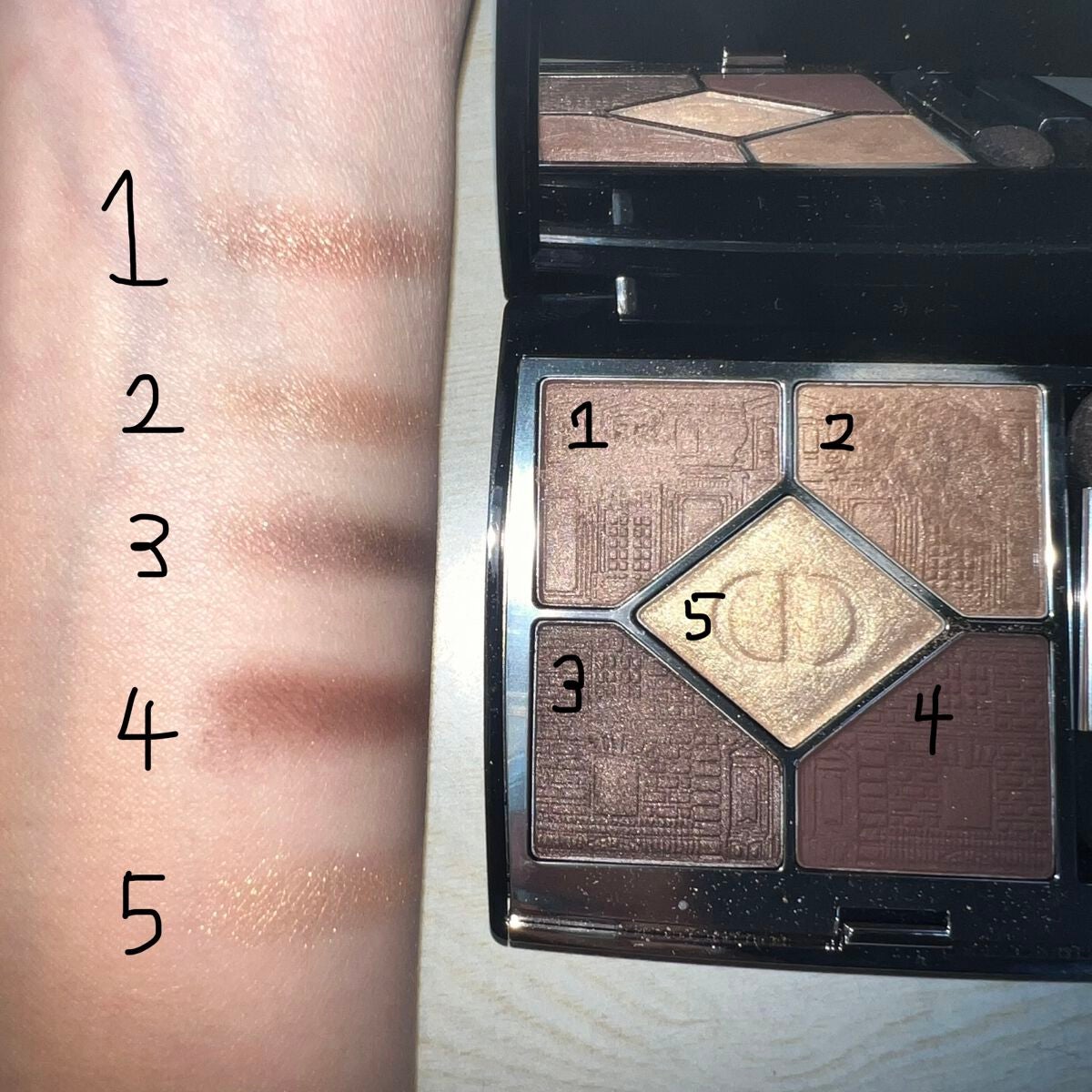 【旧】サンク クルール クチュール/Dior/アイシャドウパレットを使ったクチコミ(3枚目)
