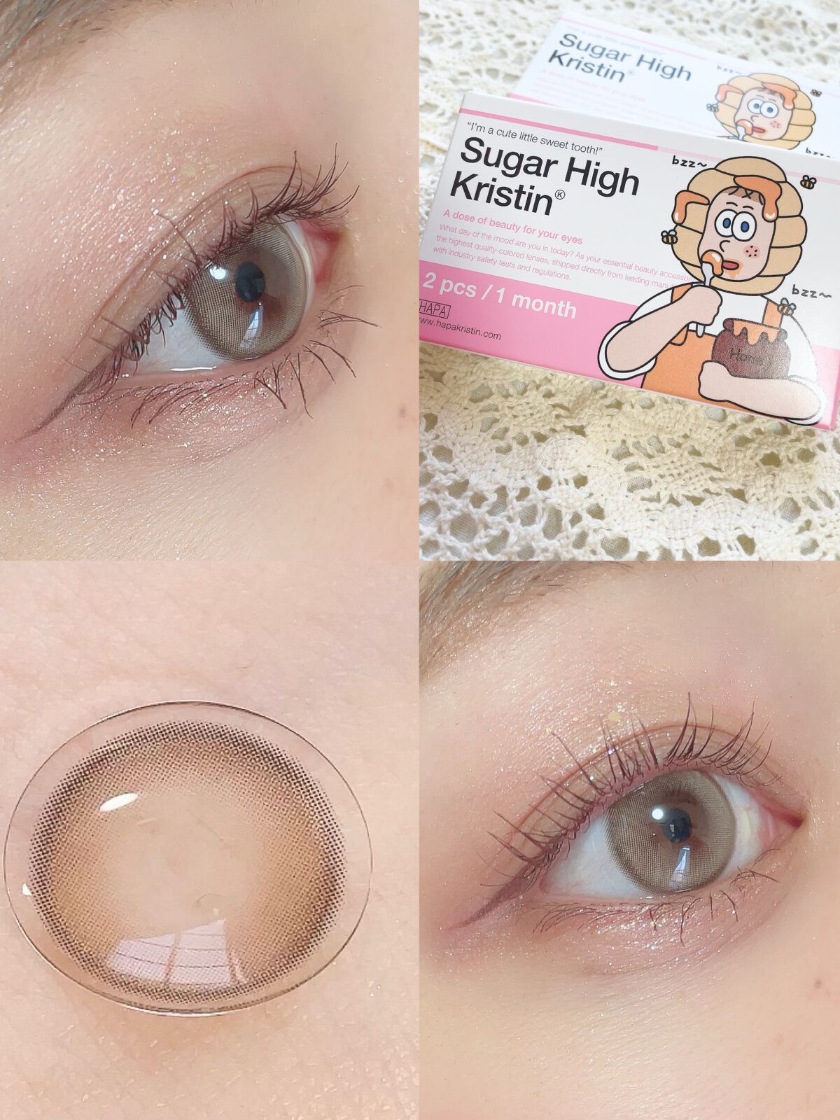 ごんす@YouTube始めました on LIPS 「《大人でも使いやすいナチュラルカラコン》着色直径が大きかったり..」(7枚目)