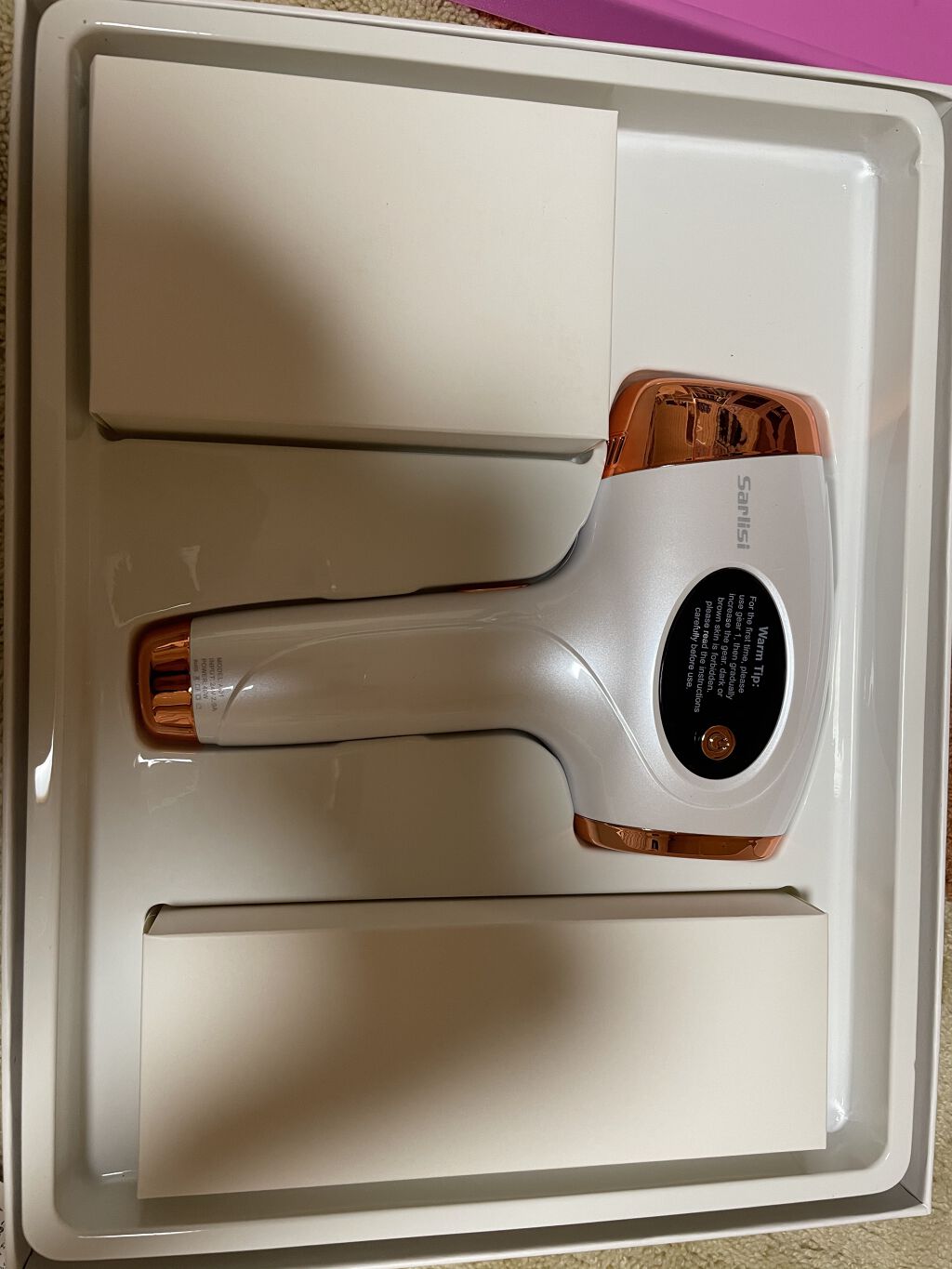 光脱毛器 VIO/Sarlisi/家庭用脱毛器を使ったクチコミ（1枚目）