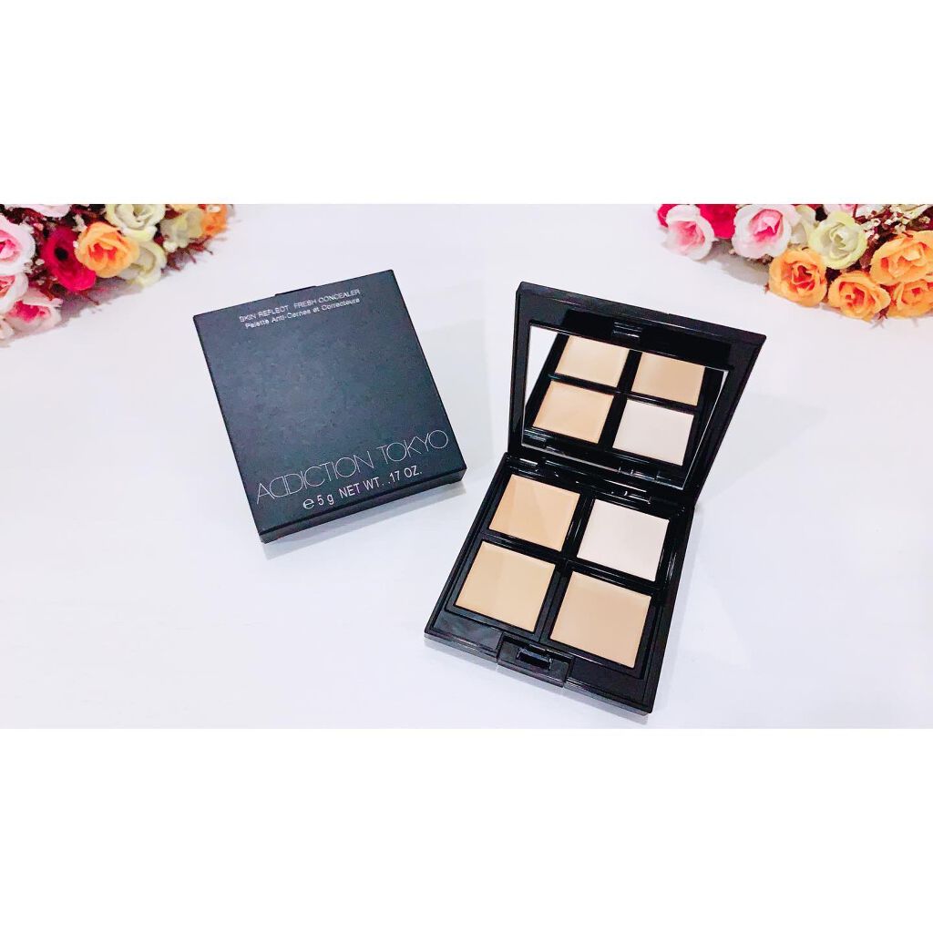 スキンリフレクト フレッシュ コンシーラー/ADDICTION/パレットコンシーラーを使ったクチコミ(2枚目)