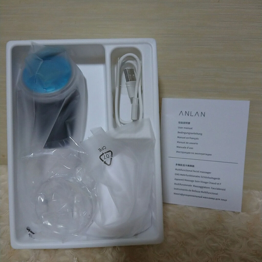 多機能温冷美顔器/ANLAN/美顔器・マッサージを使ったクチコミ（2枚目）