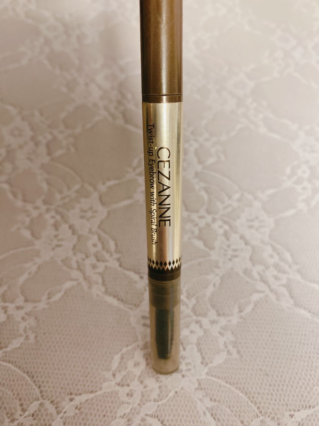ブラシ付きアイブロウ繰り出し/CEZANNE/アイブロウペンシルを使ったクチコミ（1枚目）