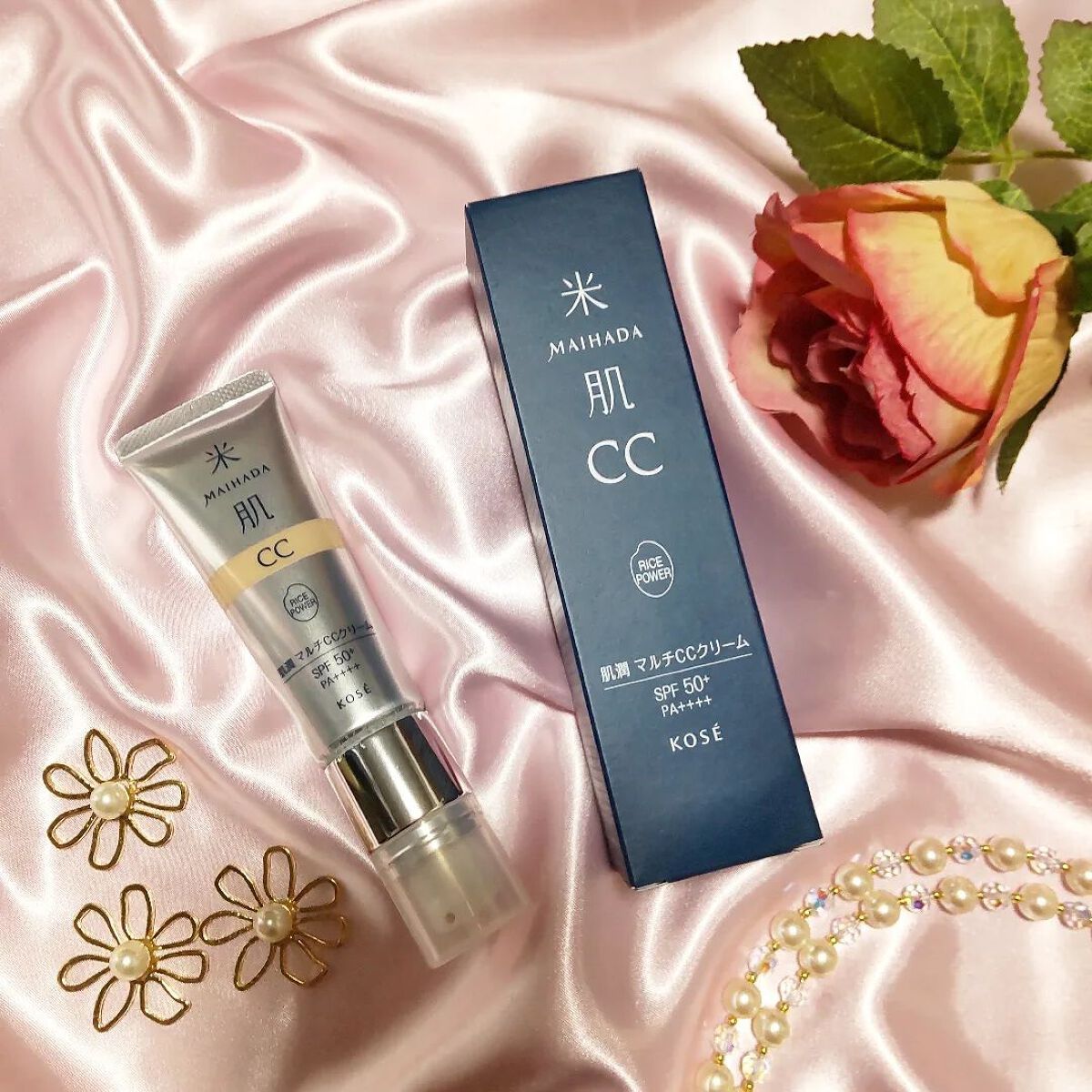 肌潤 マルチCCクリーム/米肌/CCクリームを使ったクチコミ(4枚目)