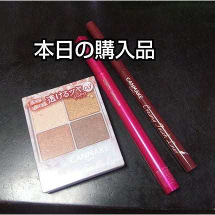 クリーミータッチライナー/キャンメイク/ジェルアイライナーを使ったクチコミ(1枚目)