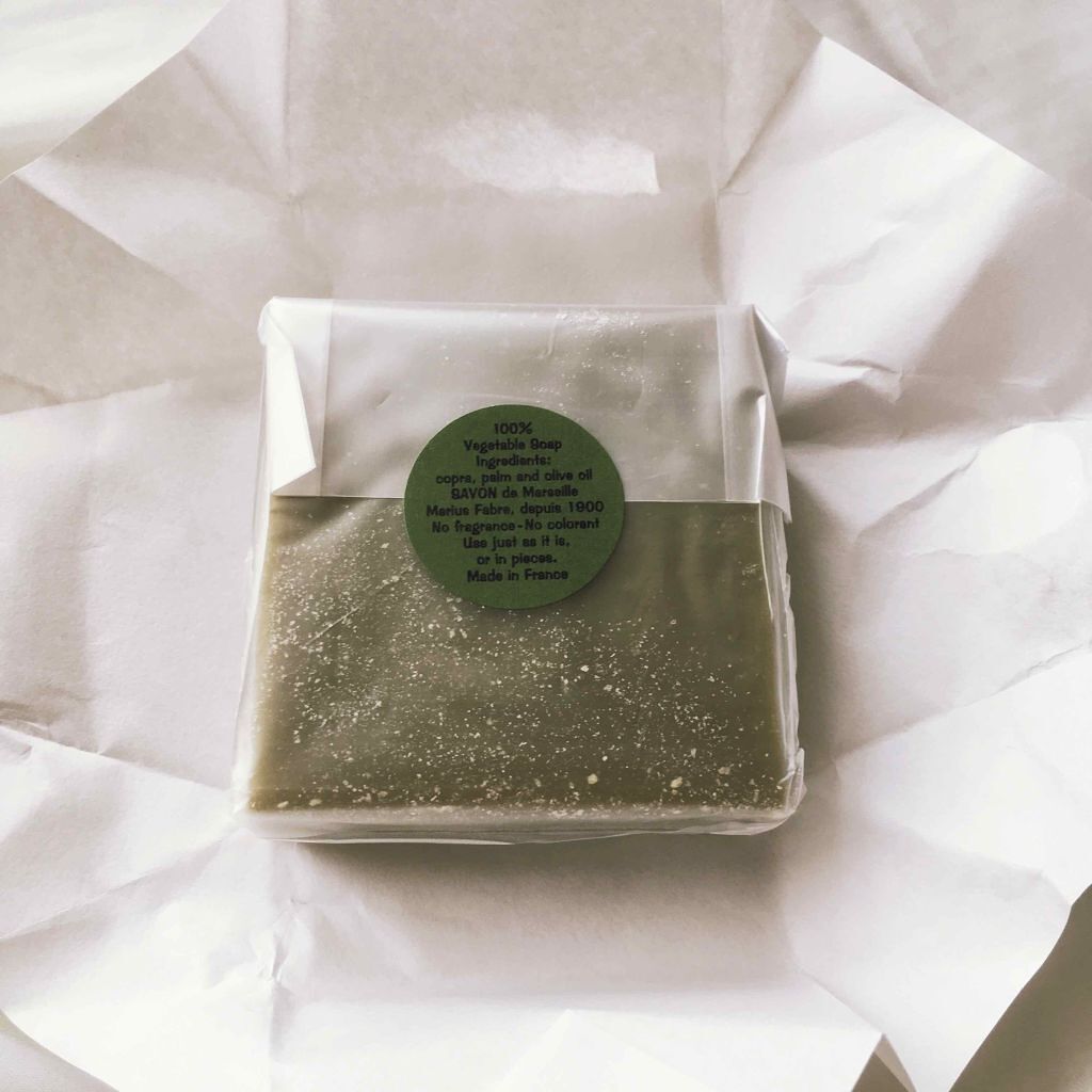 サヴォン ド マルセイユ オリーブ石鹸/ル セライユ/洗顔石鹸を使ったクチコミ(4枚目)