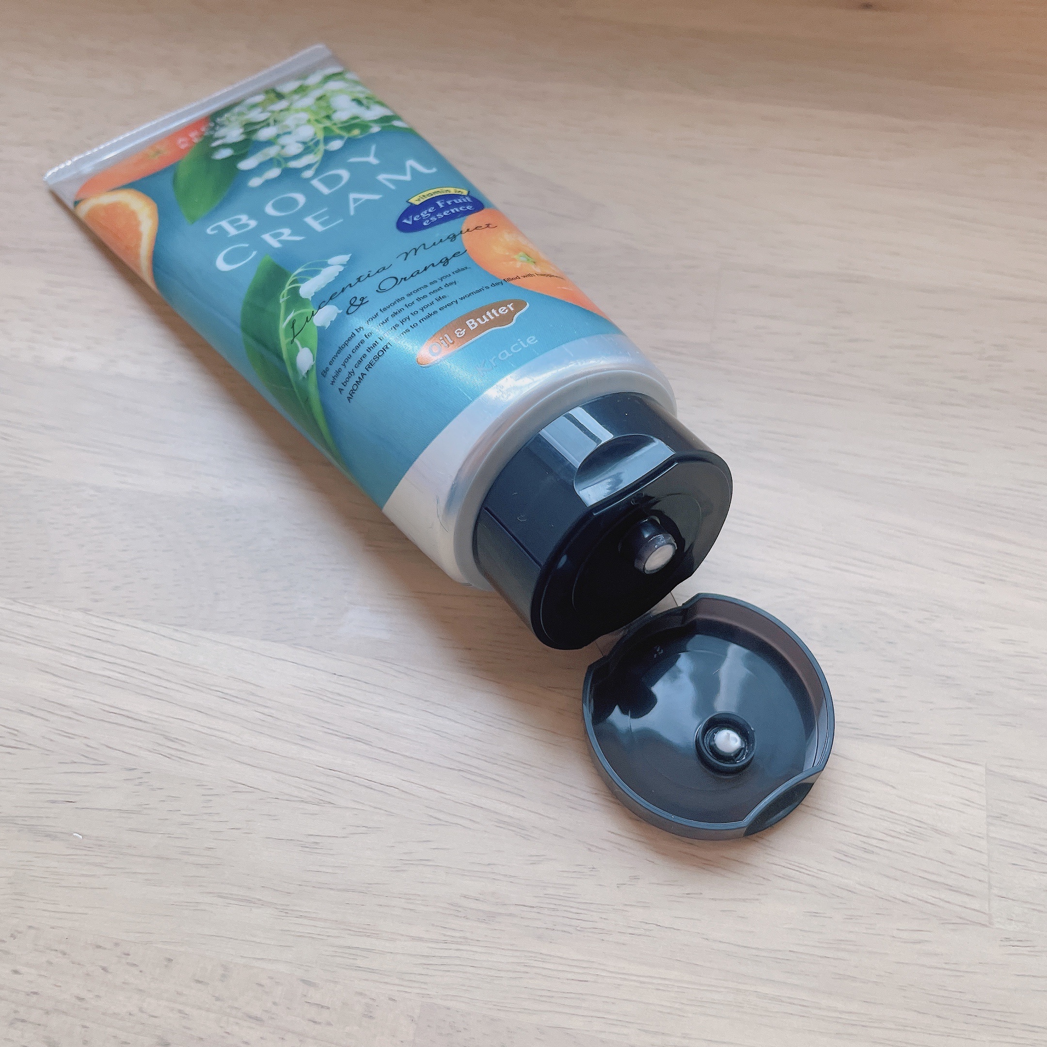 アロマリゾートルーセンティアミュゲ＆オレンジ/アロマリゾート/ボディクリームを使ったクチコミ（3枚目）