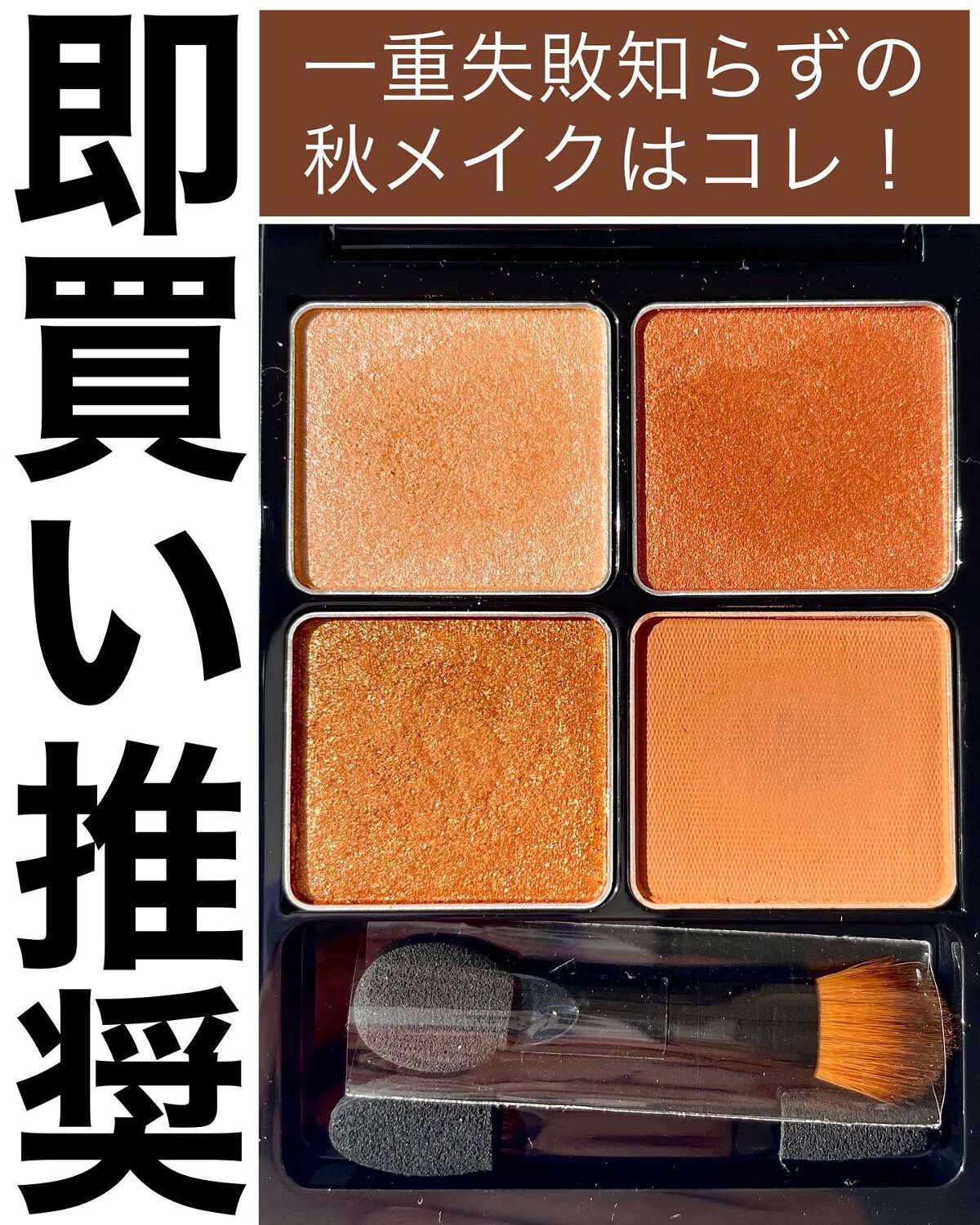 &be パレットアイシャドウ カッパーブラウン/＆be/アイシャドウパレットを使ったクチコミ（2枚目）