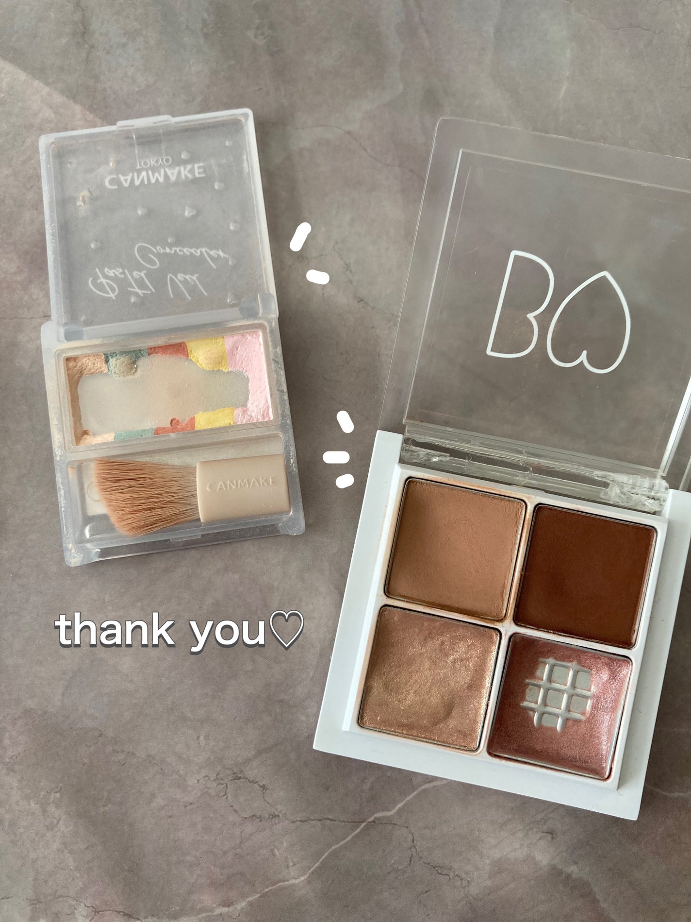 THE アイパレR/b idol/アイシャドウパレットを使ったクチコミ(5枚目)