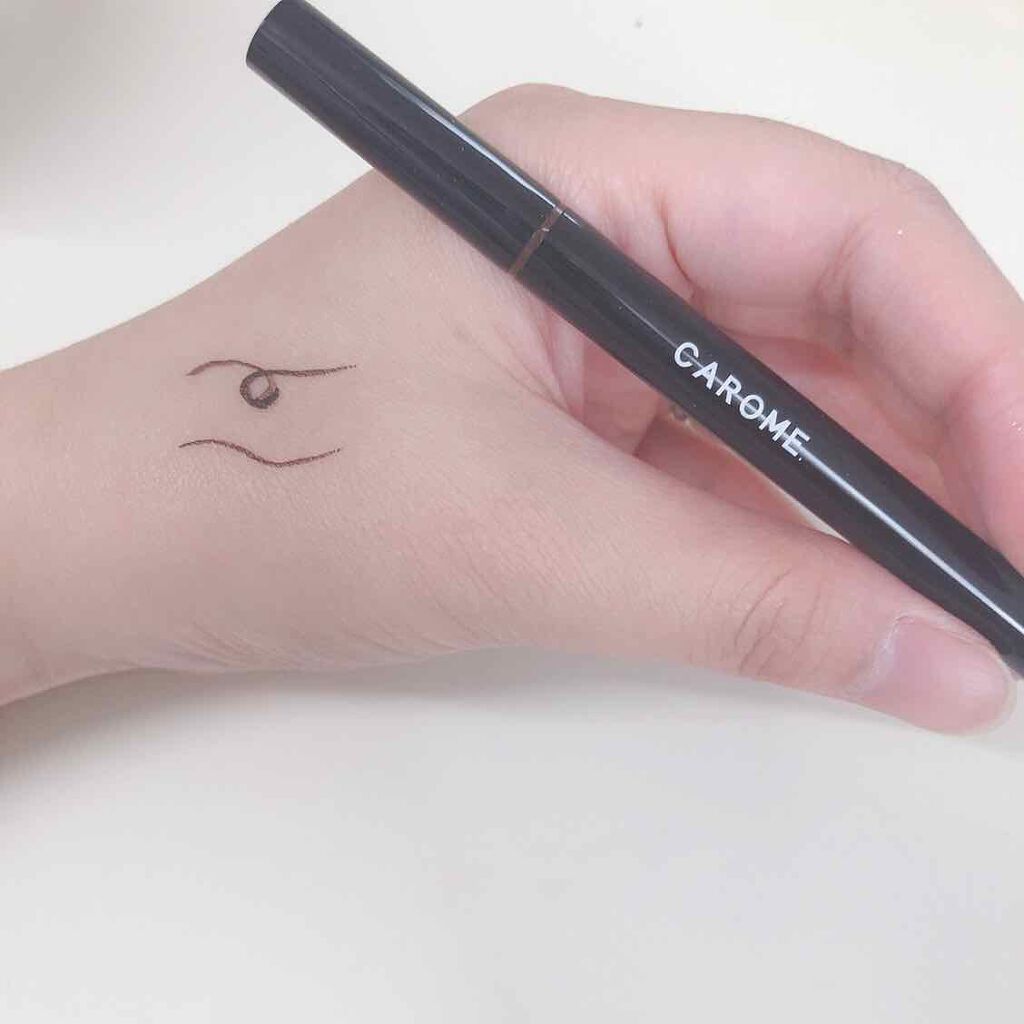 ウォータープルーフ リキッドアイライナー/CAROME./リキッドアイライナーを使ったクチコミ(1枚目)