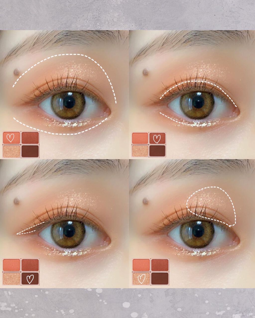 ドレッシーシャドウ/CipiCipi/アイシャドウパレットを使ったクチコミ（2枚目）