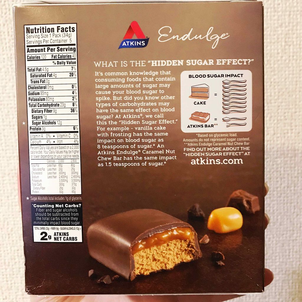 ひふみ on LIPS 「Atkinsエンダルジダイエット&減量バーチョコレートキャラメ..」(2枚目)