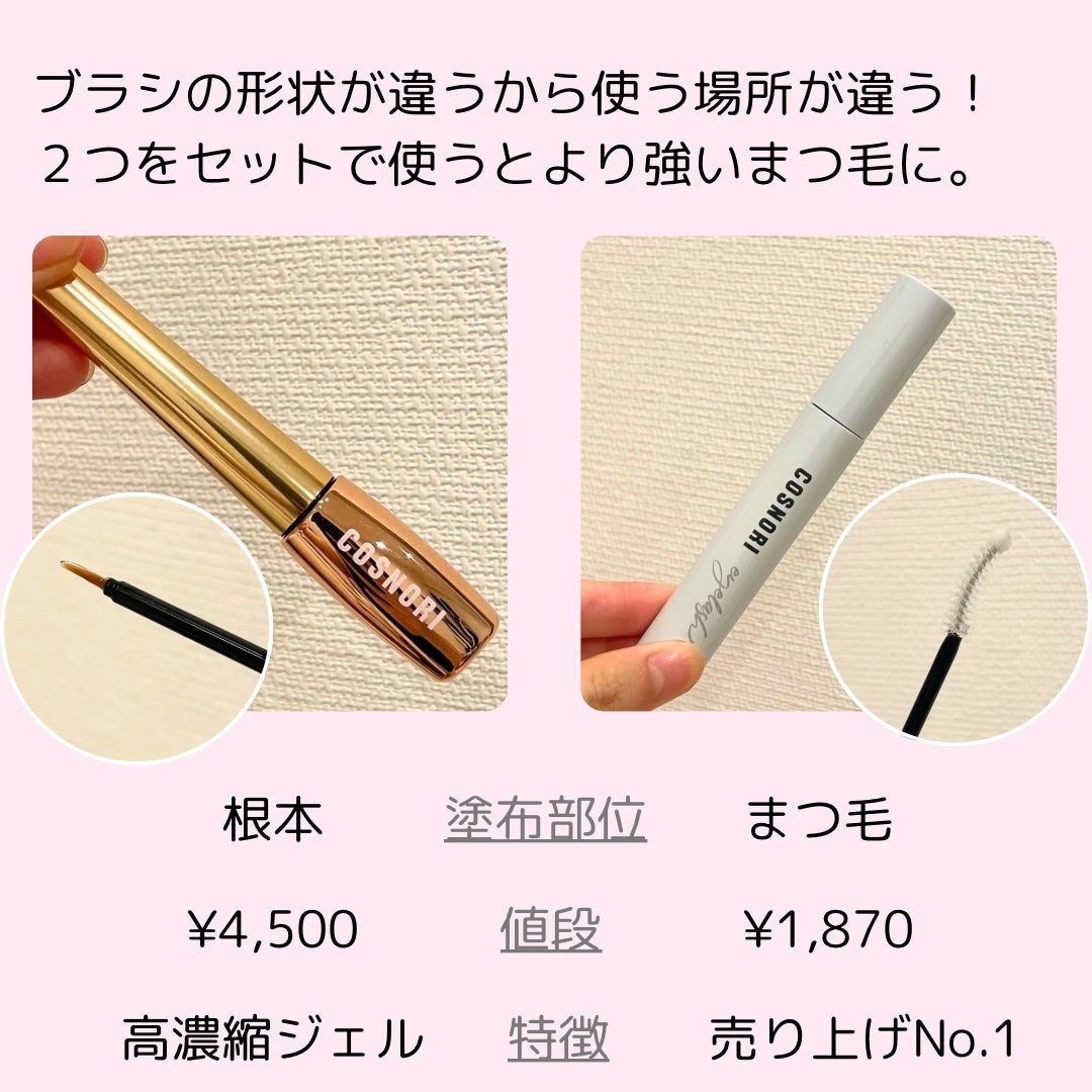 ロングアクティブアイラッシュセラム/COSNORI/まつげ美容液を使ったクチコミ(2枚目)