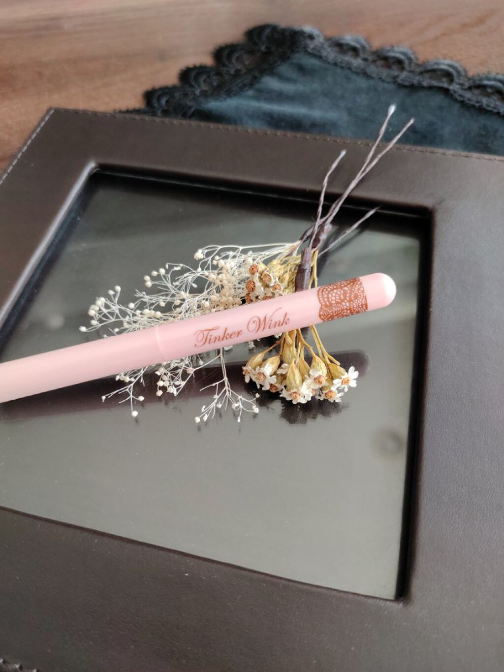 涙袋アイカラー PK01 ピンクベージュ/ティンカーウィンク/スティックアイシャドウを使ったクチコミ（2枚目）