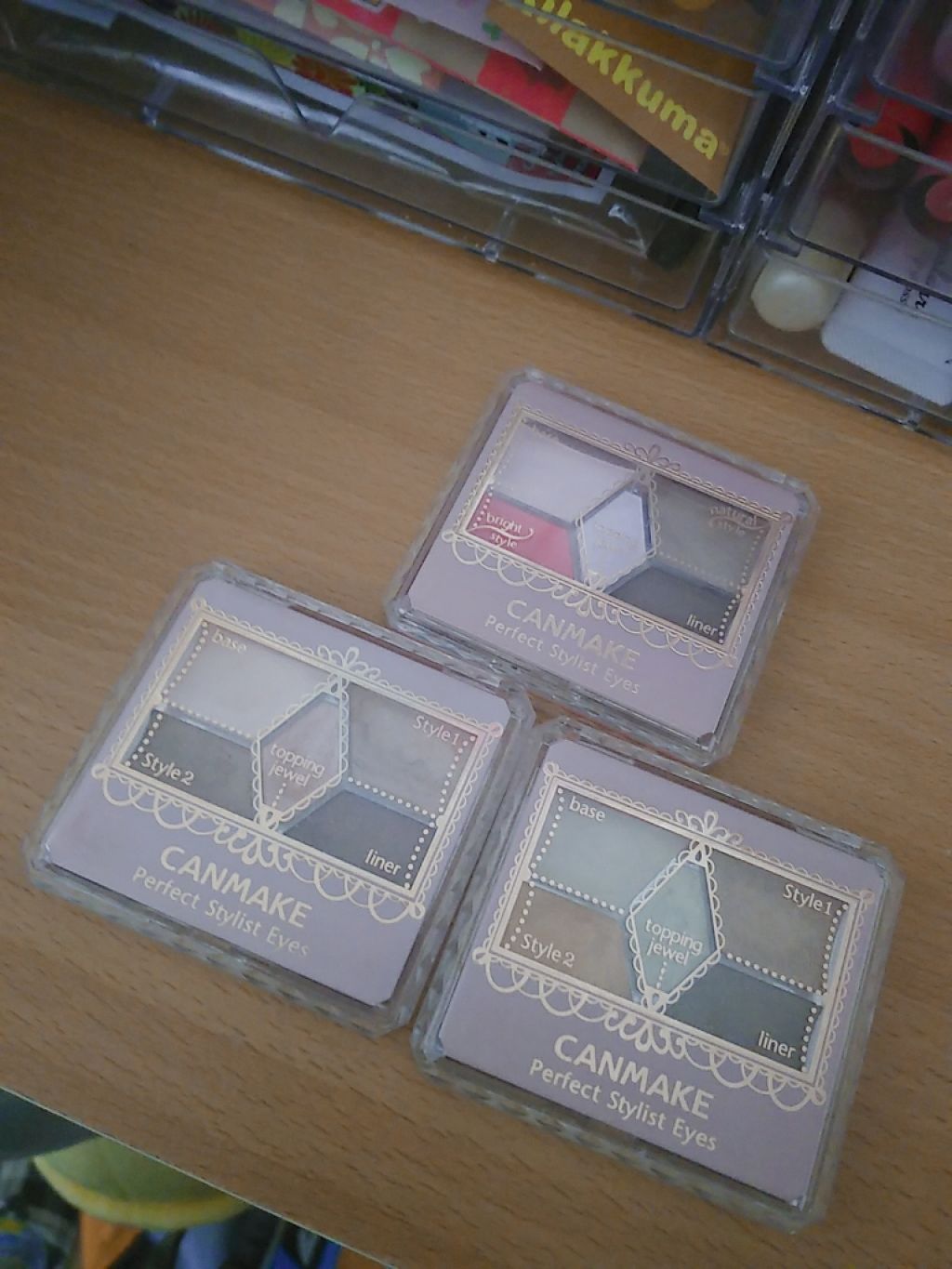 【旧品】パーフェクトスタイリストアイズ/キャンメイク/アイシャドウパレットを使ったクチコミ（1枚目）