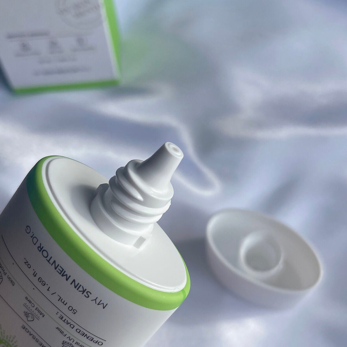 グリーンマイルドアップサンプラス/Dr.G/日焼け止めクリームを使ったクチコミ(4枚目)