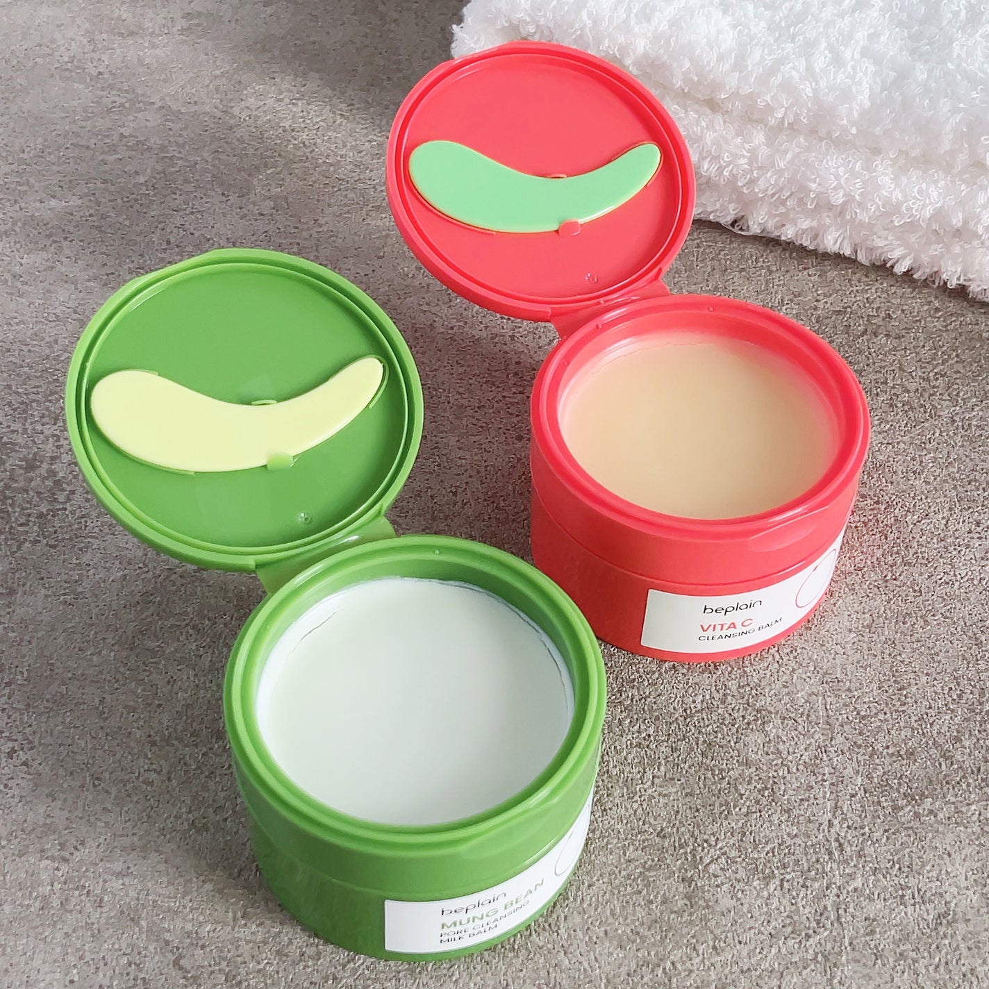 ビタCブライトニングクレンジングバーム/beplain/クレンジングバームを使ったクチコミ(2枚目)