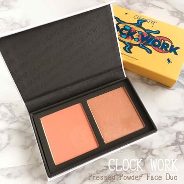 ColourPop プレストパウダーフェイスデュオのクチコミ「
🔸COLOUR POP🔸
🔹Pressed Powder Face Duo🔹
     価格.....」（1枚目）