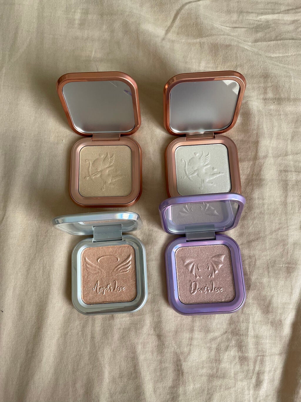 エンジェルキューピッドキスハイライター/ZEESEA/パウダーハイライトを使ったクチコミ(2枚目)