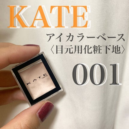 ザ アイカラーベース/KATE/アイシャドウベースを使ったクチコミ(1枚目)