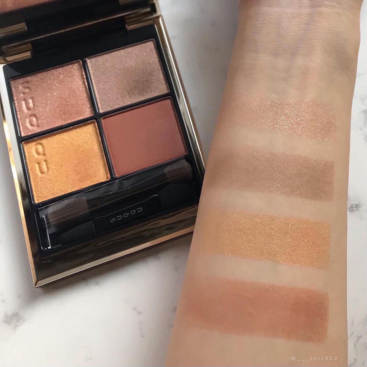 シグニチャー カラー アイズ/SUQQU/アイシャドウパレットを使ったクチコミ(7枚目)