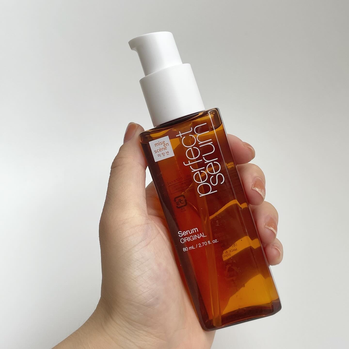  パーフェクトセラム オリジナルセラム/miseenscene/アウトバストリートメントを使ったクチコミ（2枚目）