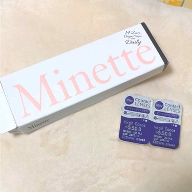 Minette ヴァージンココア/Minette/カラーコンタクトレンズを使ったクチコミ（1枚目）