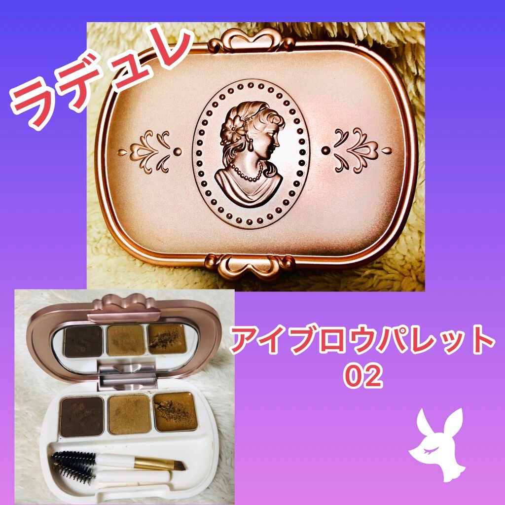 アイブロウ パレット/レ・メルヴェイユーズ ラデュレ/パウダーアイブロウを使ったクチコミ(1枚目)