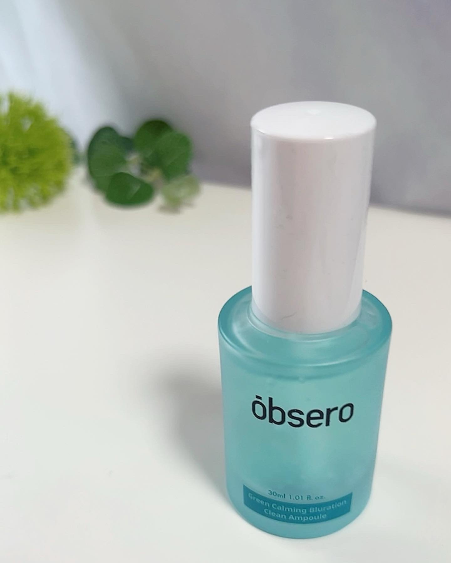 グリーンカーミングブルーレーションクリーンアンプル/obsero/美容液を使ったクチコミ（2枚目）
