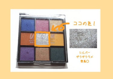 UR GLAM　BLOOMING EYE COLOR PALETTE/U R GLAM/パウダーアイシャドウを使ったクチコミ（2枚目）