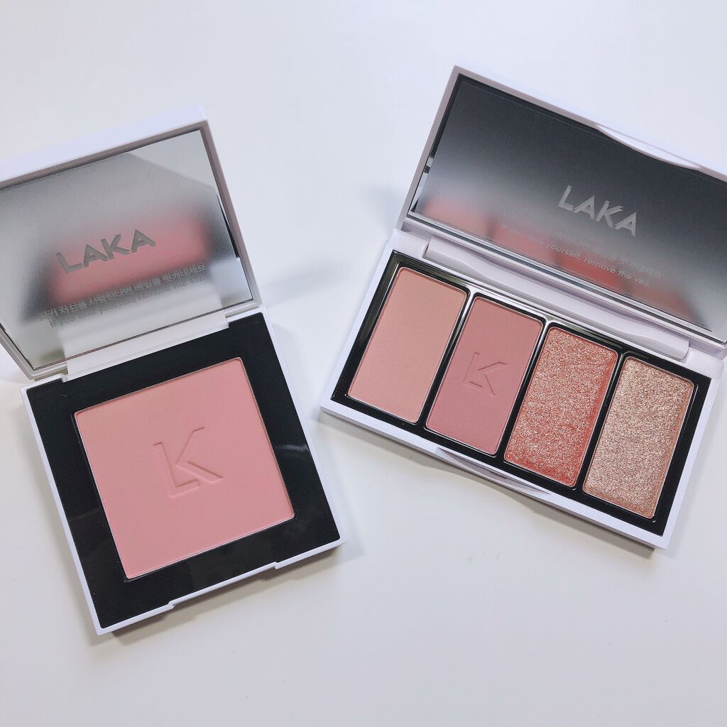 ジャストチーク/Laka/パウダーチークを使ったクチコミ（3枚目）