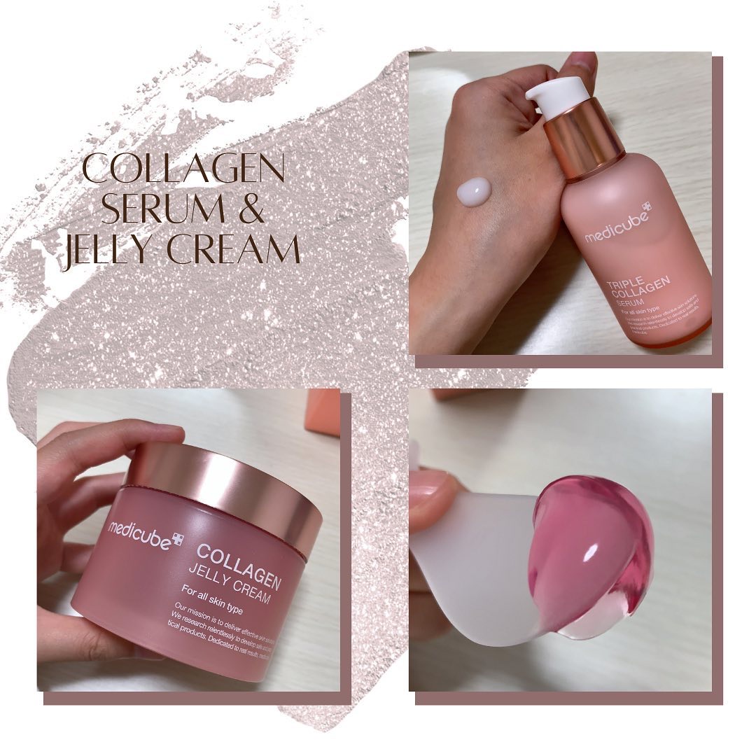 もち肌コラーゲンクリーム/MEDICUBE/フェイスクリームを使ったクチコミ（2枚目）