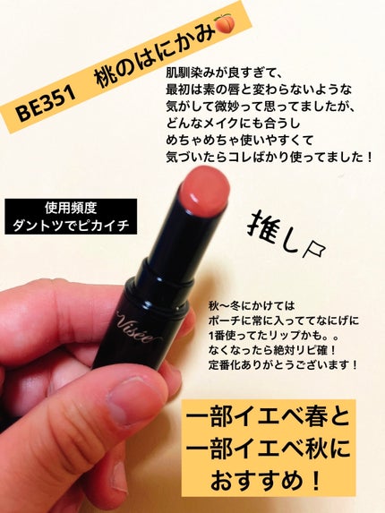 ネンマクフェイク ルージュ/Visée/口紅を使ったクチコミ(5枚目)