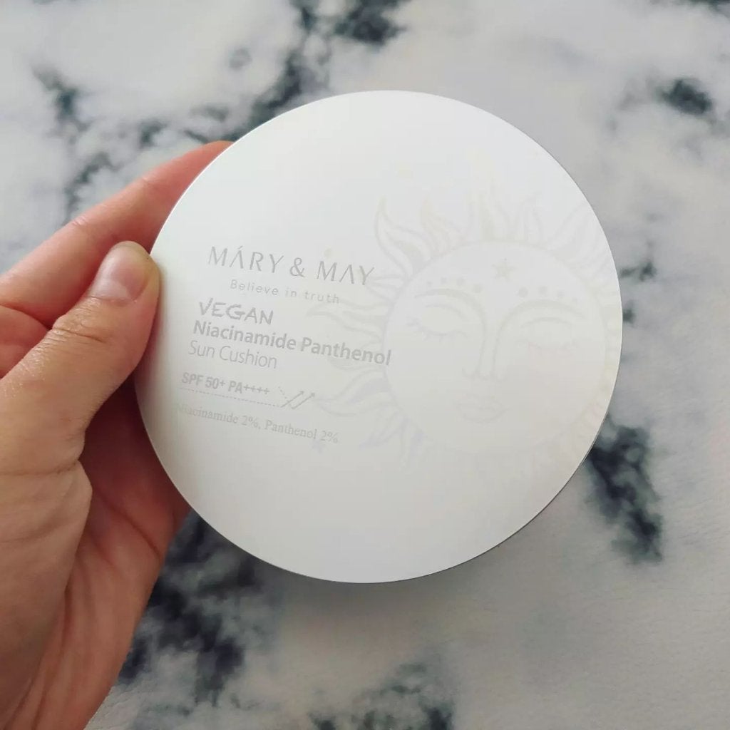 ヴィーガンプライマーグロウ サンクリーム/MARY&MAY/日焼け止めクリームを使ったクチコミ(6枚目)