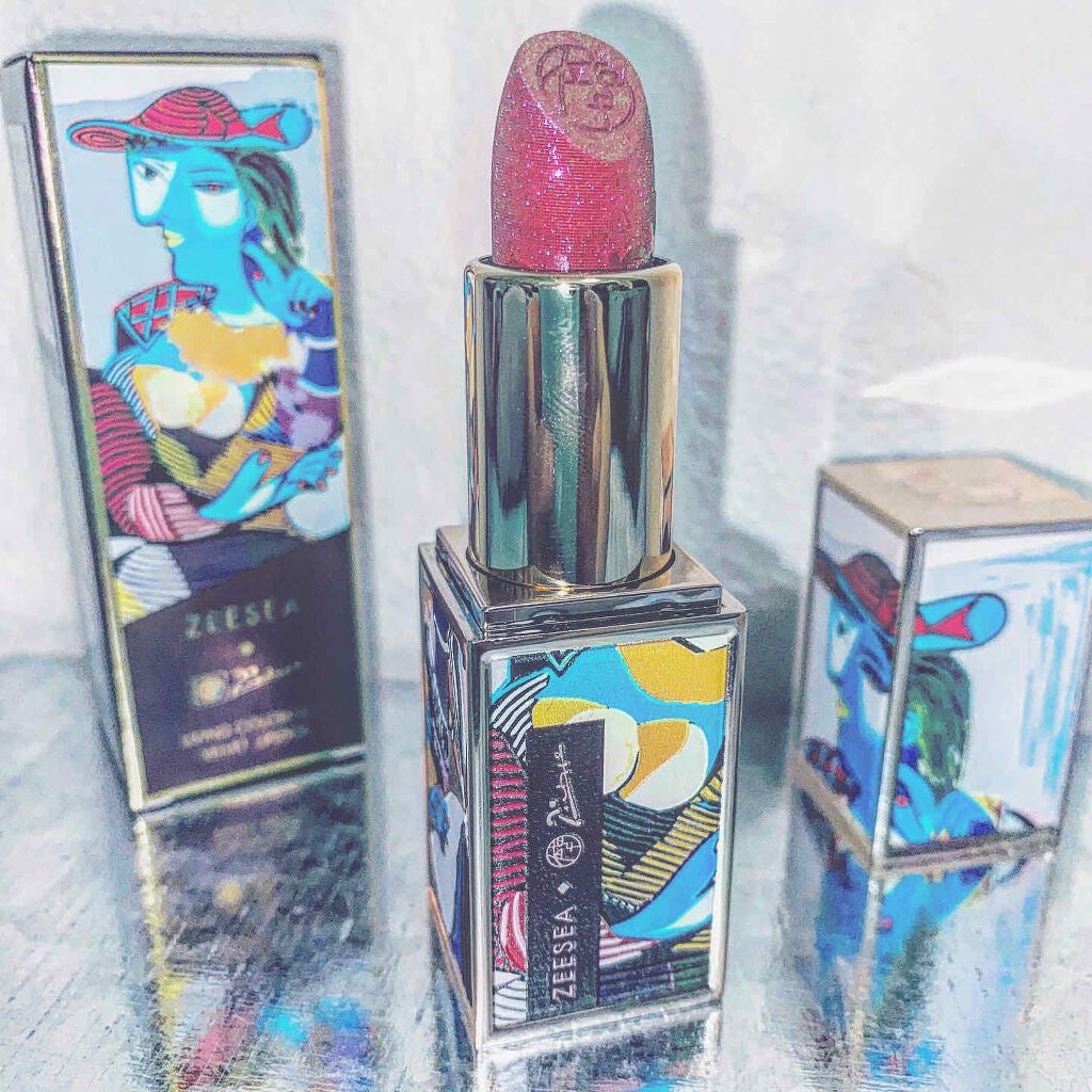 ピカソベルベットマットリップスティック/ZEESEA/口紅を使ったクチコミ(2枚目)