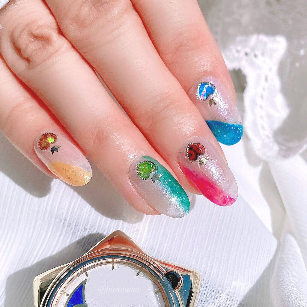 ATシロップグラデーションネイル/Art Collection/マニキュアを使ったクチコミ(6枚目)