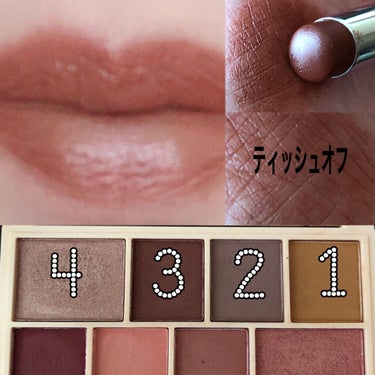 ミニチョコレートアイシャドウパレット ローズゴールド/MAKEUP REVOLUTION/アイシャドウパレットを使ったクチコミ（2枚目）