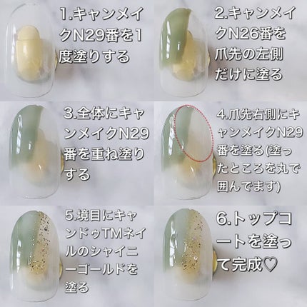 カラフルネイルズ/キャンメイク/マニキュアを使ったクチコミ(3枚目)