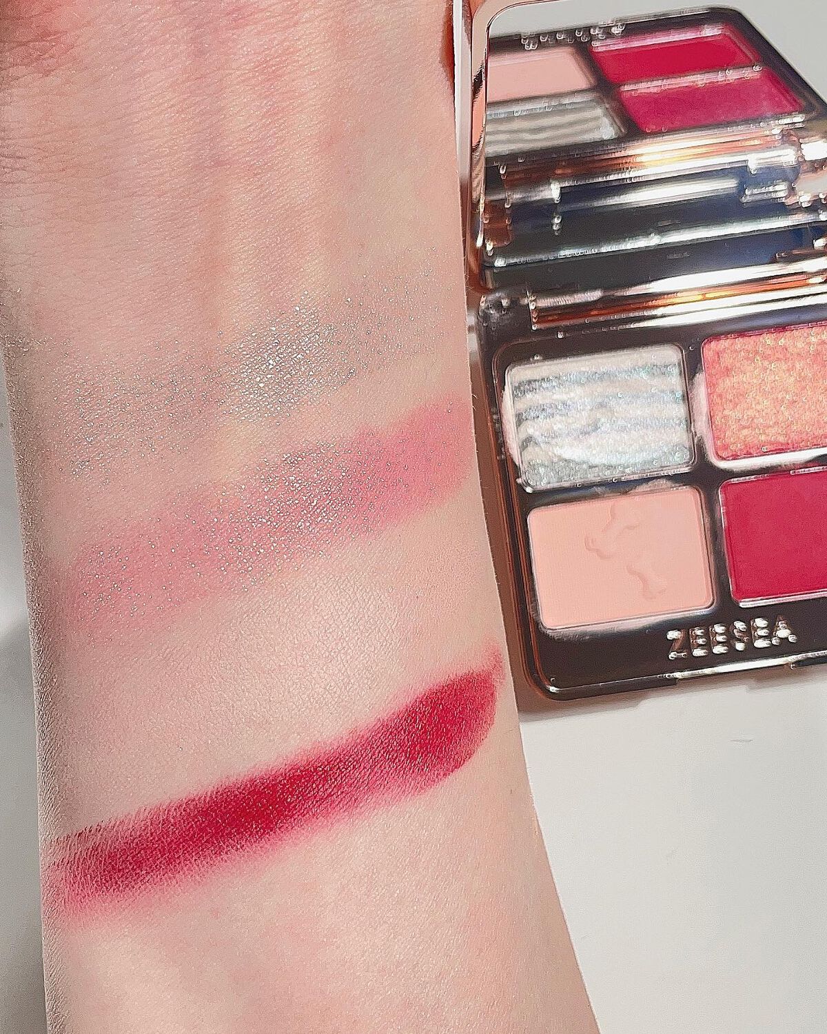 アニマルアイシャドウ(4シェード)/ZEESEA/アイシャドウパレットを使ったクチコミ(5枚目)