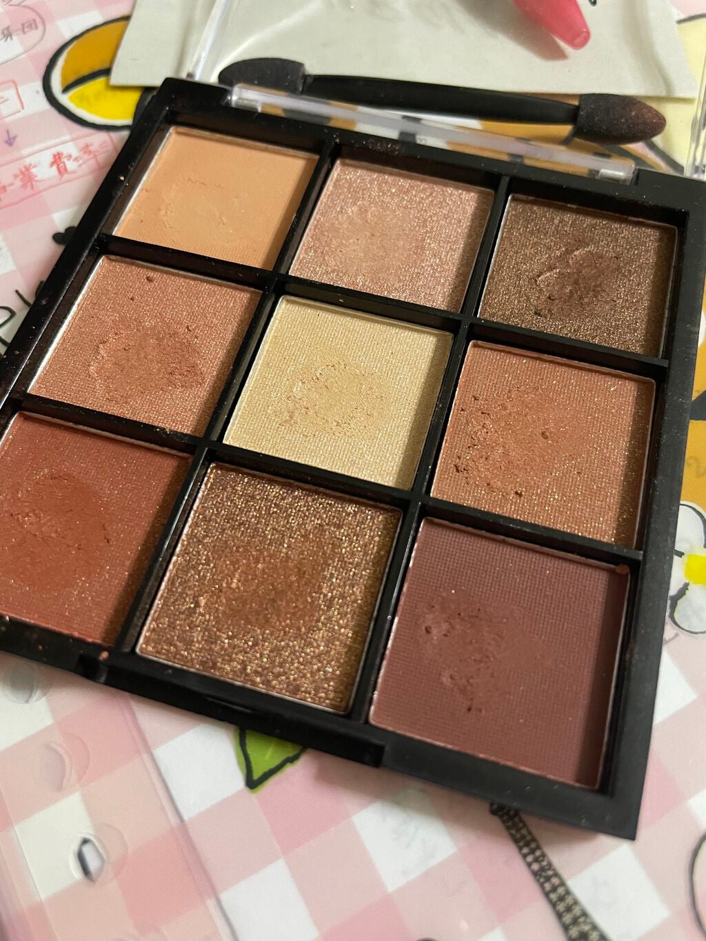 UR GLAM BLOOMING EYE COLOR PALETTE/U R GLAM/アイシャドウパレットを使ったクチコミ(4枚目)