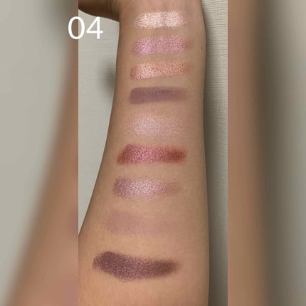 UR GLAM BLOOMING EYE COLOR PALETTE/U R GLAM/アイシャドウパレットを使ったクチコミ(3枚目)