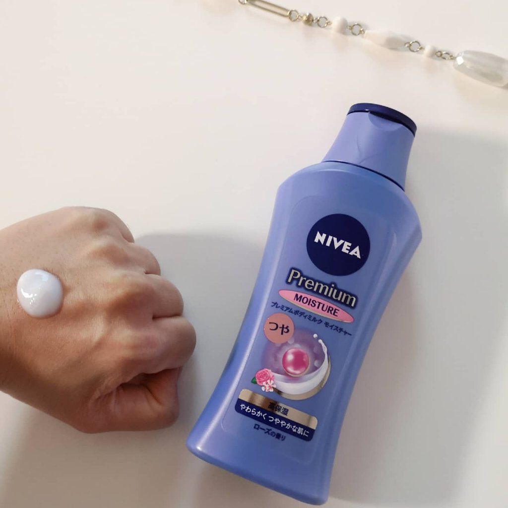ニベア プレミアムボディミルク モイスチャー/ニベア/ボディミルクを使ったクチコミ(3枚目)