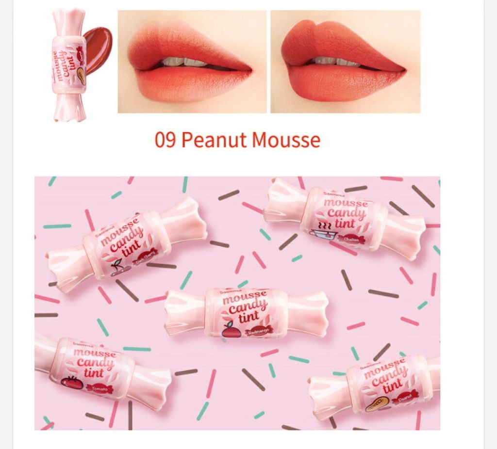 ムース キャンディー ティント/the SAEM/リップティントを使ったクチコミ(2枚目)