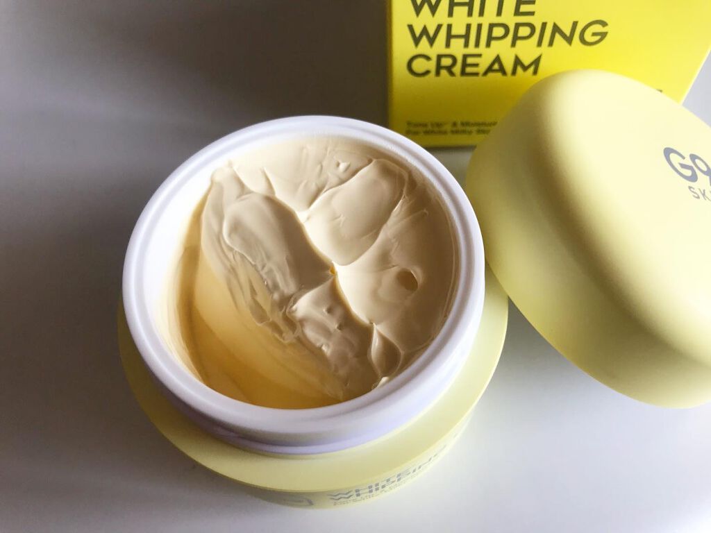 WHITE WHIPPING CREAM(ウユクリーム)/G9SKIN/化粧下地を使ったクチコミ（2枚目）