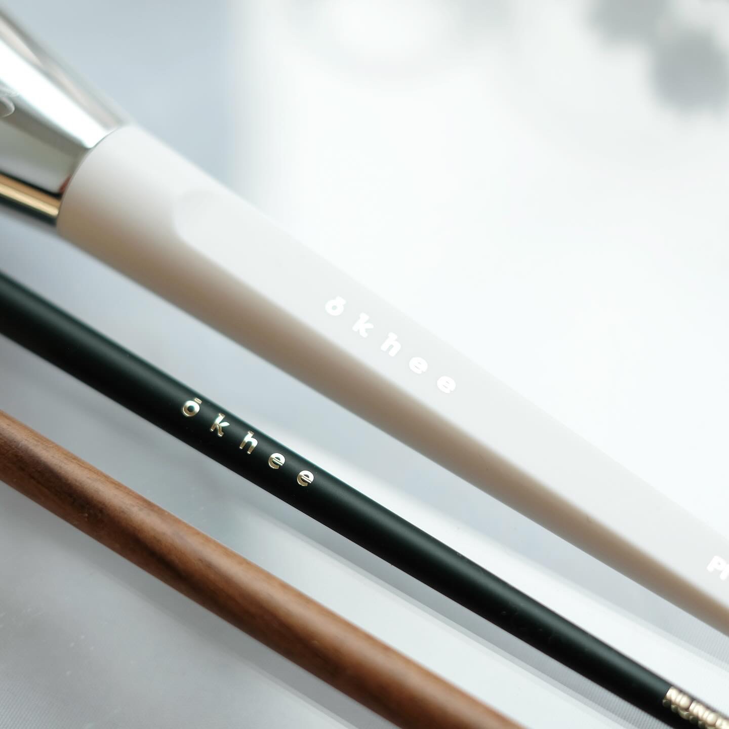 okhee 白玉ファンデーションブラシ/SOOA DOR/メイクブラシを使ったクチコミ（2枚目）