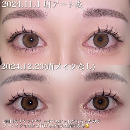 tobibi on LIPS 「人生で1番やってよかった/韓国眉アートレポtobibiです!今..」(7枚目)