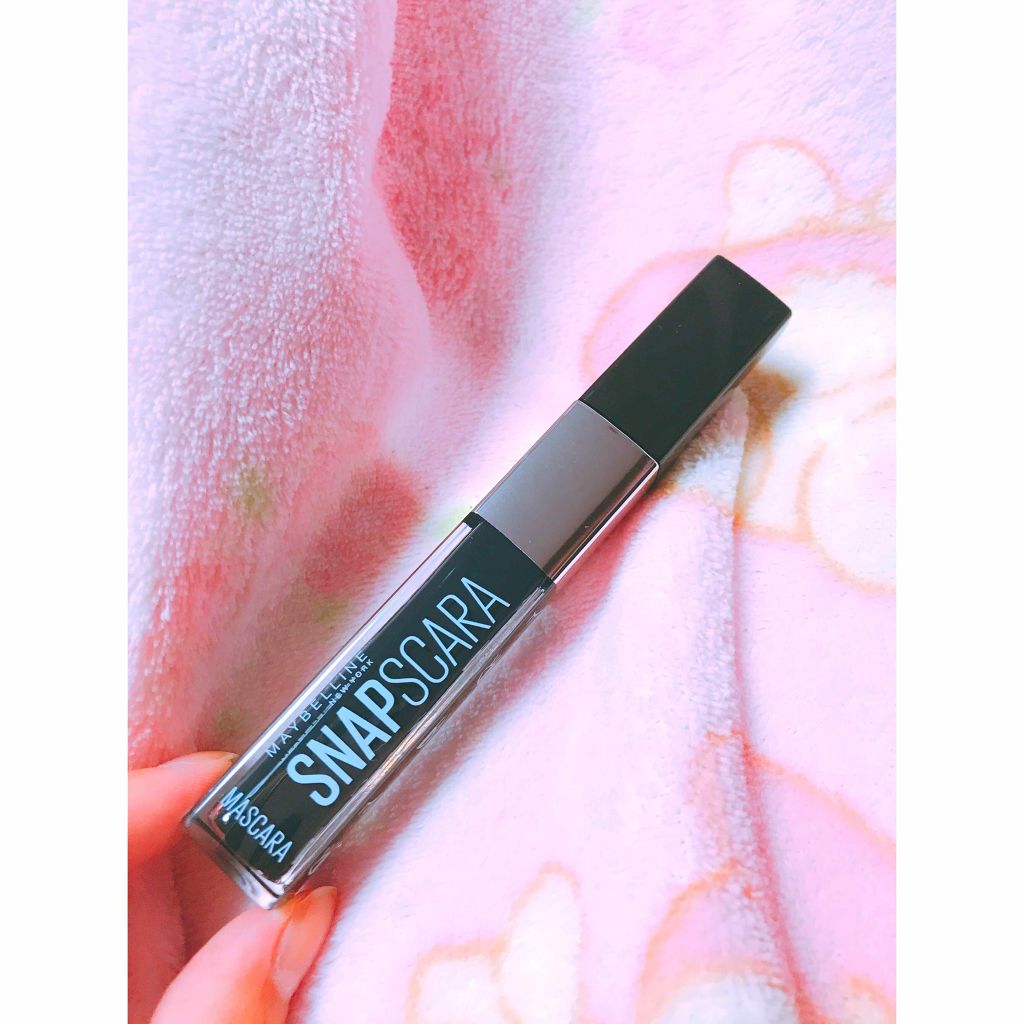 スナップスカラ 01 ブラック/MAYBELLINE NEW YORK/マスカラを使ったクチコミ（2枚目）